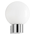 Udend�rs wall luminaire AQUA BALL rund E27 IP44, rustfrit st�l