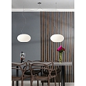 Casablanca Pendant luminaire AIH, 2x E27, IP20, white matt