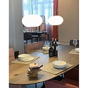 Casablanca Pendant luminaire AIH, 2x E27, IP20, white matt