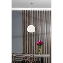 Casablanca Pendant luminaire BELL, E27, IP20, opal white matt