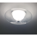 Casablanca Loftlampe BLOO IP20, krystalklar, mat, opal hvid d�mpbar