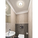 Casablanca Loftlampe BLOO IP20, krystalklar, mat, opal hvid d�mpbar