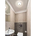 Casablanca Loftlampe BLOO IP20, krystalklar, mat, opal hvid d�mpbar