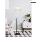 Casablanca floor lamp ATAMO E27 IP20, black matt, white matt dimmable