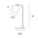 Casablanca Bordlampe MUREA