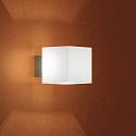V�glampe CUBE, 1x G9, IP20, opal hvid matt