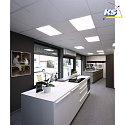 Indbygnings gridlampe LED Panel PRO, 59.5 x 59.5cm, 35V DC, 1050mA, 37W, CRi >90, hvid, 4000K 3400lm