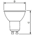Philips LED Reflektorp�re MASTER LEDspot Value GU10 940, 220-240V AC / 50-60Hz, GU10, 6.2W 4000K 575lm 850cd 36�, d�mpbar