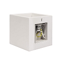 Deko-Light V�glampe CUBE up / down, Kubusform G9 IP20, hvid d�mpbar