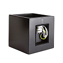Deko-Light V�glampe CUBE up / down, Kubusform G9 IP20, sort d�mpbar