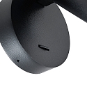 Deko-Light L�selampe CAN TILT ROUND rund, med afbryder, kardanisk drejning GU10 IP20, sort 