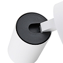 Deko-Light L�selampe CAN TILT ROUND USB rund, med afbryder, med USB-opladningsfunktion, kardanisk drejning GU10 IP20, hvid 