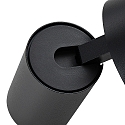 Deko-Light reading lamp CAN TILT ROUND USB round, with switch, with USB charging function, cardanic swivelling GU10 IP20, black 