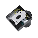 Deko-Light L�selampe CAN TILT SQUARE firkantet, med afbryder, kardanisk drejning GU10 IP20, sort 