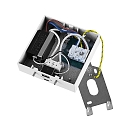 L�selampe CAN TILT SQUARE USB firkantet, med afbryder, med USB-opladningsfunktion, kardanisk drejning GU10 IP20, hvid 