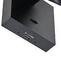 Deko-Light L�selampe CAN TILT SQUARE USB firkantet, med afbryder, med USB-opladningsfunktion, kardanisk drejning GU10 IP20, sort 