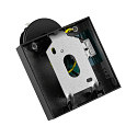 Deko-Light L�selampe CAN TILT SQUARE BASE MIX'N MATCH 1/3 firkantet, med afbryder, uden sk�rm, kardanisk drejning GU10 IP20, sort 