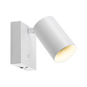 Deko-Light L�selampe CAN TILT SQUARE USB BASE MIX'N MATCH 1/3 firkantet, med afbryder, uden sk�rm, med USB-opladningsfunktion