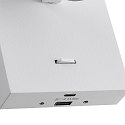 Deko-Light L�selampe CAN TILT SQUARE USB BASE MIX'N MATCH 1/3 firkantet, med afbryder, uden sk�rm, med USB-opladningsfunktion
