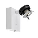 Deko-Light L�selampe CAN TILT SQUARE USB BASE MIX'N MATCH 1/3 firkantet, med afbryder, uden sk�rm, med USB-opladningsfunktion