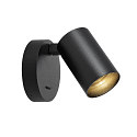 Deko-Light reading lamp CAN TILT ROUND BASE MIX'N MATCH 1/3 round, with switch, without shade, cardanic swivelling GU10 IP20, black 