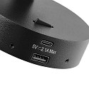 Deko-Light L�selampe CAN TILT ROUND USB BASE MIX'N MATCH 1/3 rund, med afbryder, uden sk�rm, med USB-opladningsfunktion