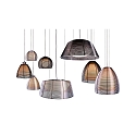 Deko-Light Pendel Filo Mob, 220-240V AC / 50-60Hz, E27, 60W, metal, sort