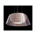 Deko-Light Pendel Filo Sat, 222-240V AC / 50-60Hz, E27, 3 x 60W, metal, s�lv