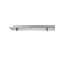 Deko-Light Pendant luminaire BUNDA, 3 flames, G9, 3x, glass chromed