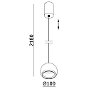 Deko-Light LED pendant luminaire HEZE I, 1 flame, 5W 3000K 340lm 90�, matt white