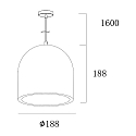 Deko-Light Deko-Light Beton Pendel CONCRETO I, E27, gr�