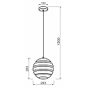 Deko-Light Deko-Light Pendel ANKAA 280, � 28cm, E27, b�rstet rustfrit st�l