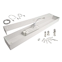 Deko-Light Pendel LED PANEL firkantet IP40, trafik hvid d�mpbar