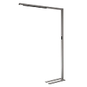 Standerlampe OFFICE THREE STANDARD MOTION up / down, med sensor, med touch-d�mper IP20, hvid aluminium d�mpbar