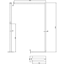 Deko-Light Standerlampe OFFICE THREE PRO MOTION up / down, med sensor, tunable white IP20, kulsort d�mpbar