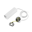 Deko-Light pendant luminaire CAN 150 down, cylindrical, direct GU10 IP20, white