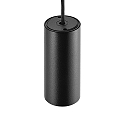 Deko-Light Pendel CAN 150 down, cylindrisk, direkte GU10 IP20, sort