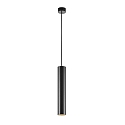 Deko-Light Pendel CAN 300 down, cylindrisk, direkte GU10 IP20, sort