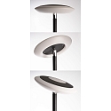 Standerlampe BERMUDA, 100-240V AC/50Hz, 18W, sort gr�