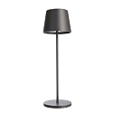 Batteri bordlampe CANIS CCT Switch, med touch-d�mper, uden oplader IP65, m�rkegr�, mat d�mpbar