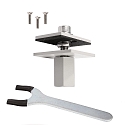 Deko-Light Bordlampe OFFICE THREE STANDARD MOTION up / down, med sensor, med touch-d�mper IP20, hvid aluminium d�mpbar