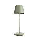 Batteri bordlampe CANIS MINI CCT Switch, med touch-d�mper, uden oplader IP65, mat, gr�gr�n d�mpbar