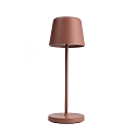 Batteri bordlampe CANIS MINI CCT Switch, med touch-d�mper, uden oplader IP65, mat, terracotta d�mpbar