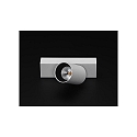  KapegoLED Loftlampe Klara I, sp�nding konstant, 220-240V AC / 50-60Hz, 9.2W, varm hvid, aluminium, hvid mat