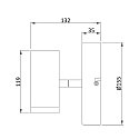 Deko-Light Deko-Light LED Loftlampe BECRUX I, 5W 3000K 490lm 45�, d�mpbar, b�rstet s�lv