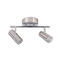 Deko-Light LED ceiling luminaire BECRUX II, 10W 3000K 980lm 120�, dimmable, brushed silver