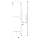 Deko-Light Deko-Light LED Loftlampe BECRUX III, 15W 3000K 1470lm 120�, d�mpbar, b�rstet s�lv
