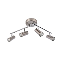 Deko-Light Deko-Light LED Loftlampe BECRUX IV, 20W 3000K 1960lm 120�, d�mpbar, b�rstet s�lv
