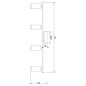 Deko-Light Deko-Light LED Loftlampe BECRUX IV, 20W 3000K 1960lm 120�, d�mpbar, b�rstet s�lv