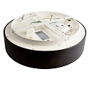 Deko-Light wall and ceiling luminaire SCULPTORIS 40 CCT DIM CCT Switch, set back IP20, mat, deep black dimmable